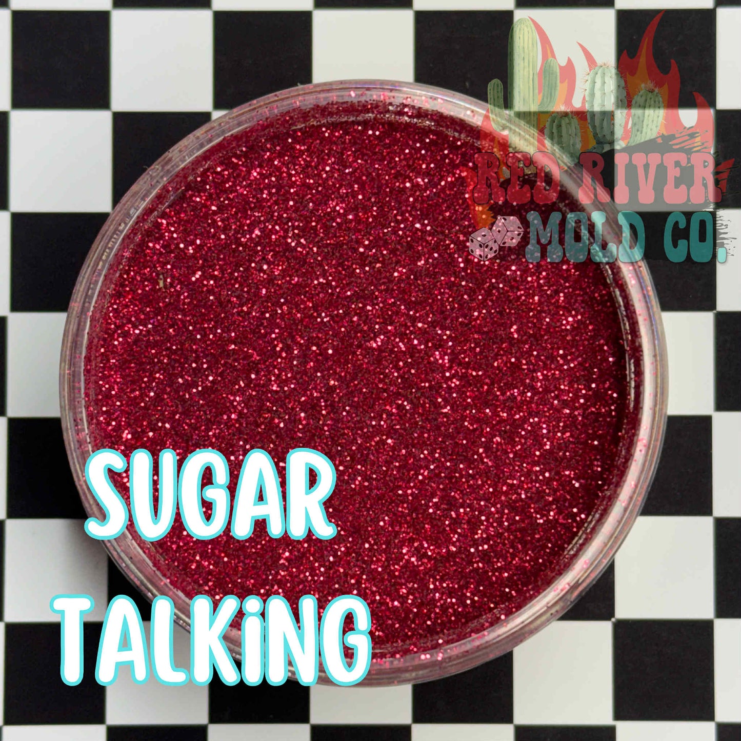 Sugar Talking Premium Fine Glitter (1/128) Metallic - Red River Mold Co
