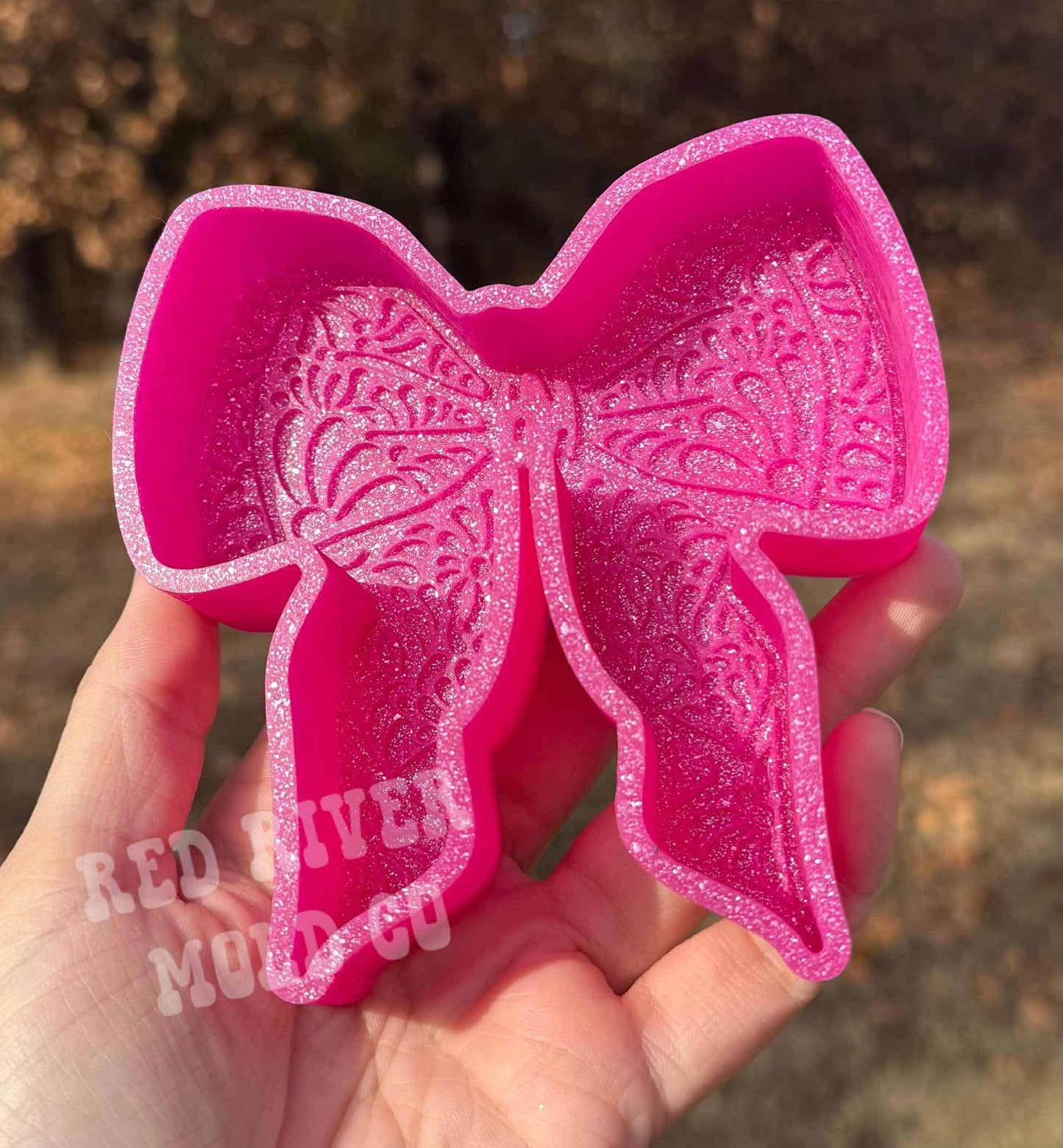 Talavera Bow Silicone Freshie Mold - Red River Mold Co