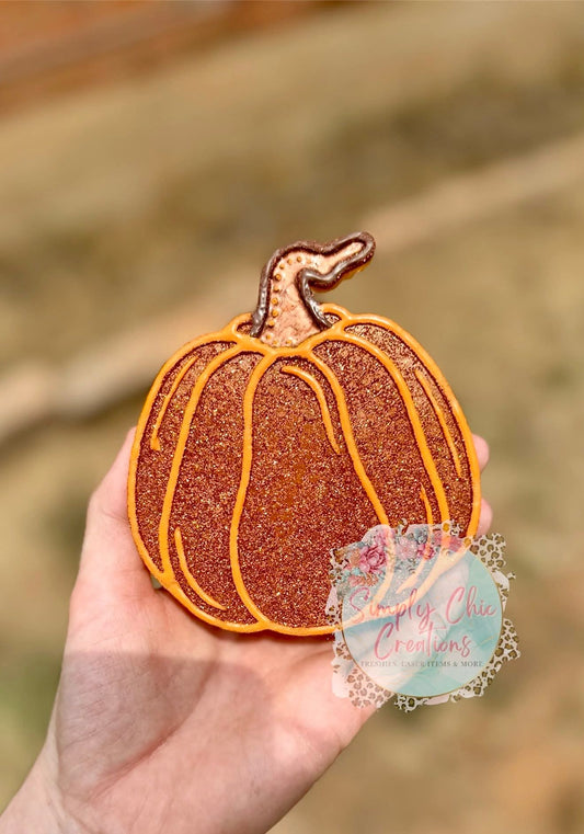 Tall Dotted Pumpkin Silicone Freshie Mold - Red River Mold Co