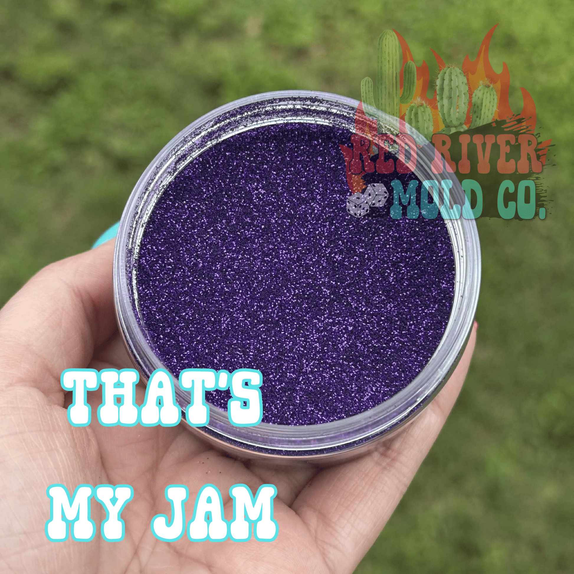 That's My Jam Premium Fine Glitter (1/128) Metallic - Red River Mold Co