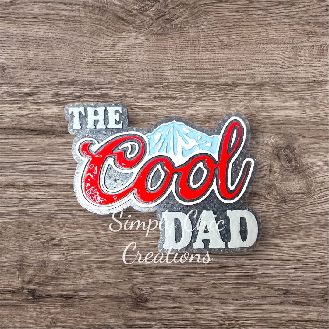 The Cool Dad Silicone Freshie Mold - Red River Mold Co