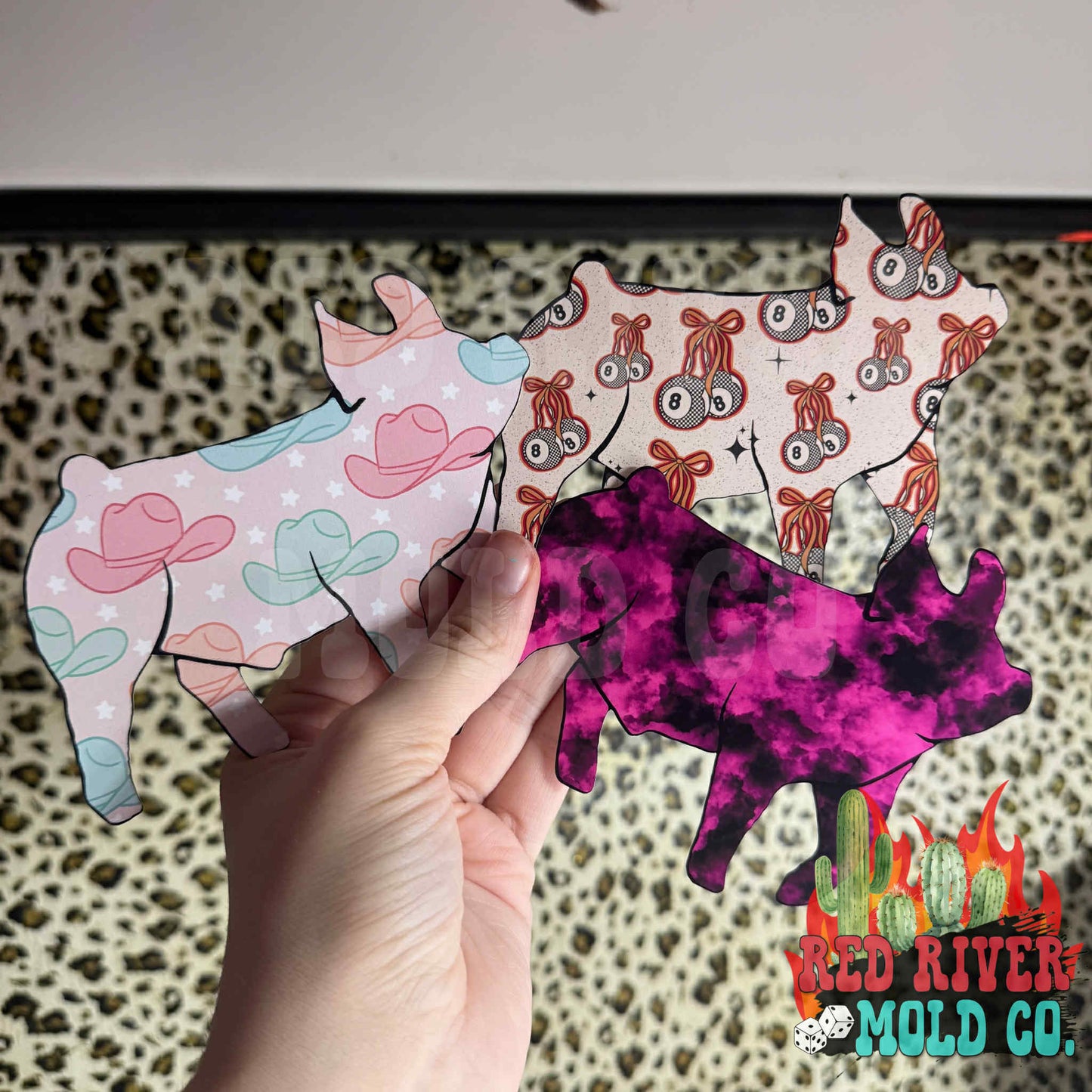 The Freshie Junkie Cardstock Show Pig cardstock grab bag - Red River Mold Co