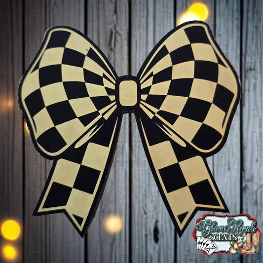 The Freshie Junkie Checkered Bow cardstock grab bag - Red River Mold Co