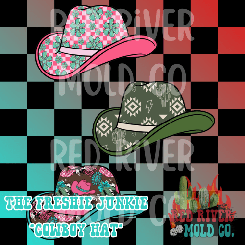 The Freshie Junkie Cowboy Hat cardstock grab bag 9 ct - Red River Mold Co