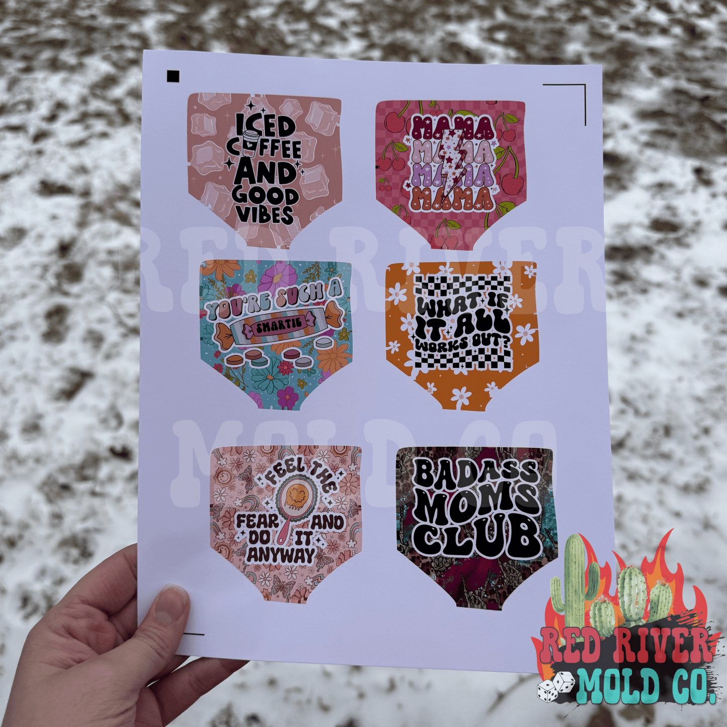 The Freshie Junkie Envelope cardstock grab bag (Fit's all three envelope molds) - Red River Mold Co