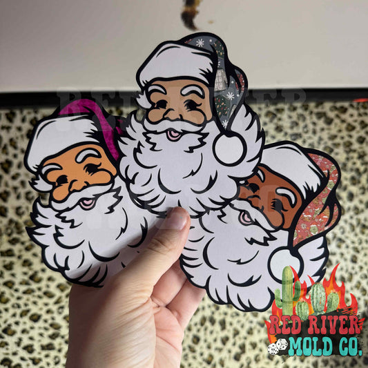 The Freshie Junkie Santa cardstock grab bag - Red River Mold Co