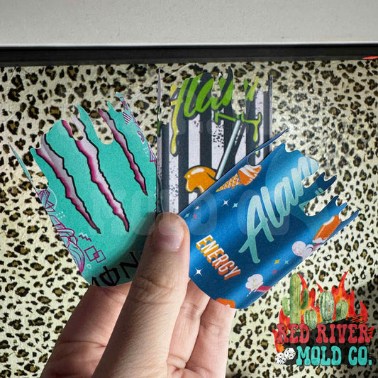 The Freshie Junkie Tall Boy Drip Can cardstock grab bag - Red River Mold Co