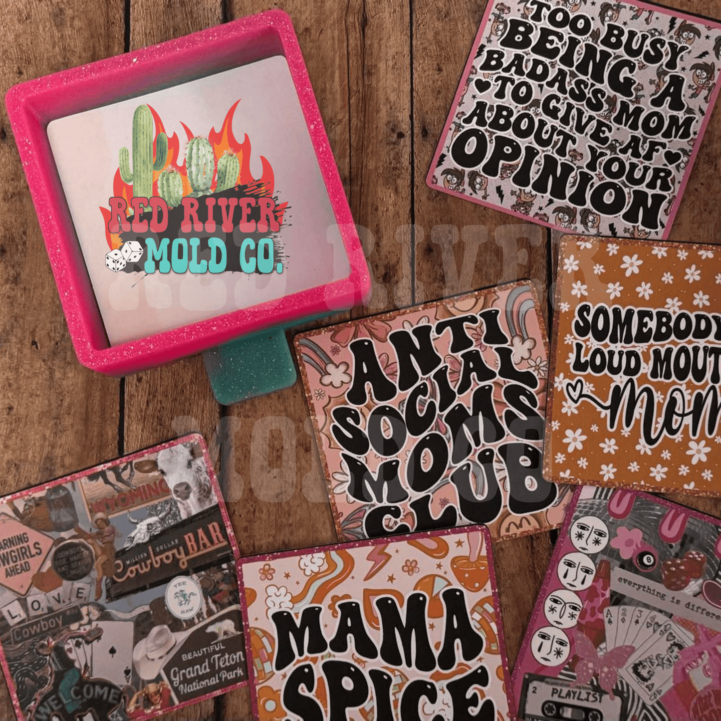 TLB Square cardstock grab bag - Red River Mold Co