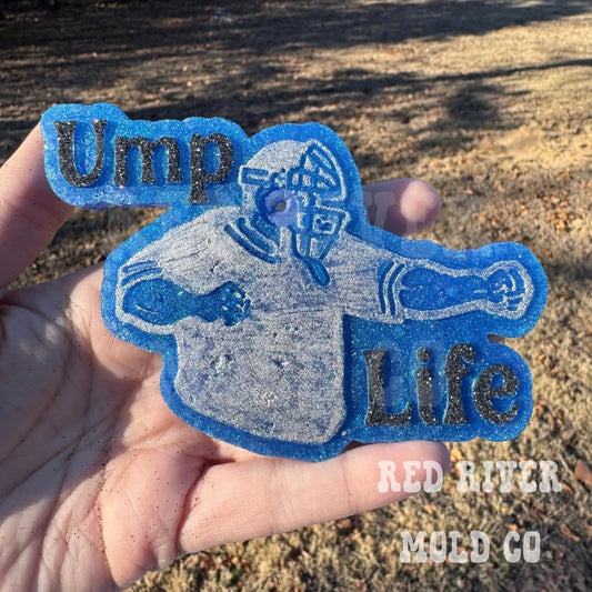 Ump Life Umpire Silicone Freshie Mold - Red River Mold Co
