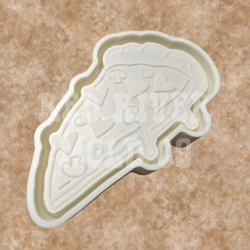 Valentine Pizza Silicone Freshie Mold - Red River Mold Co