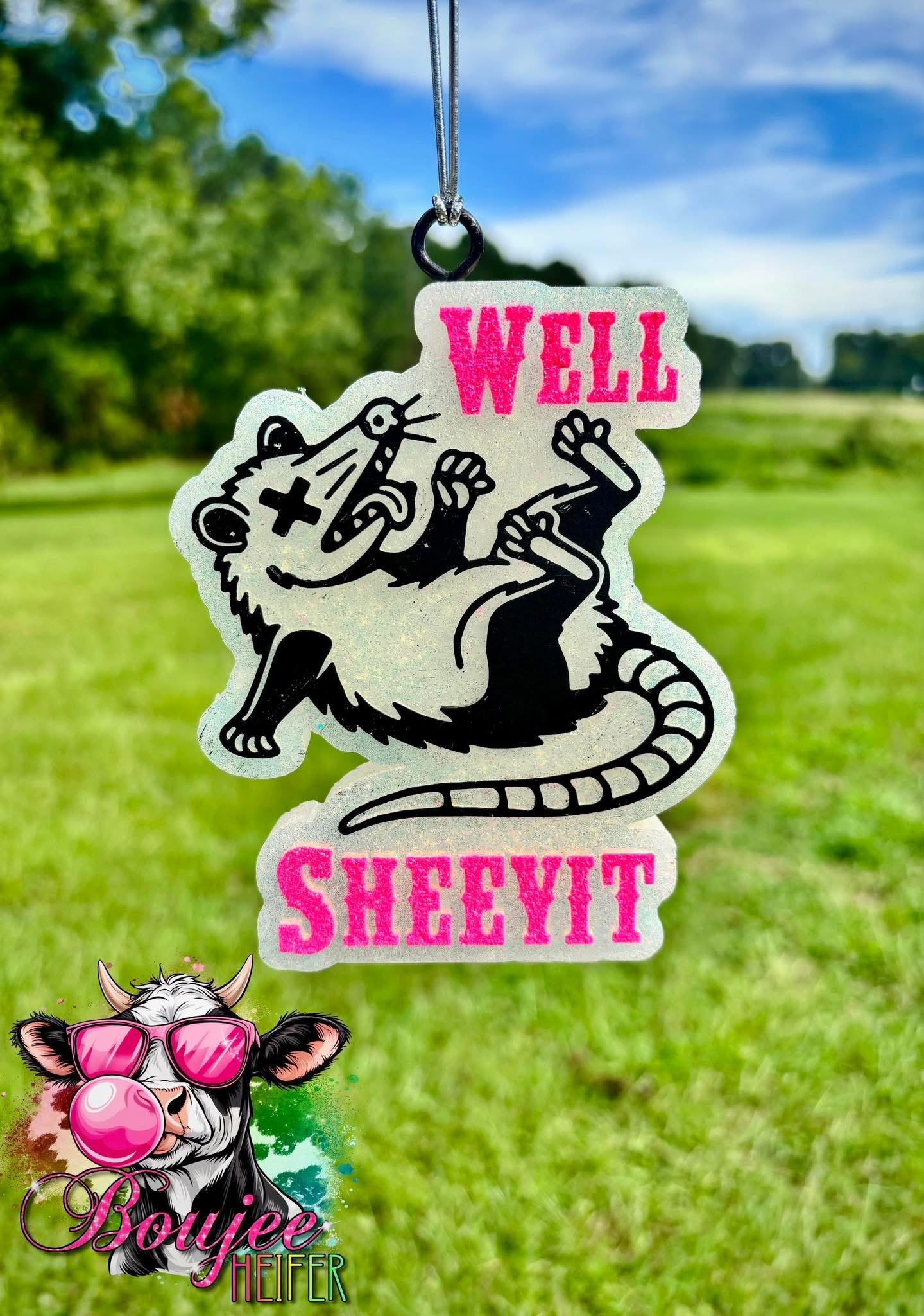 Well Sheeyit Possum Silicone Freshie Mold - Red River Mold Co