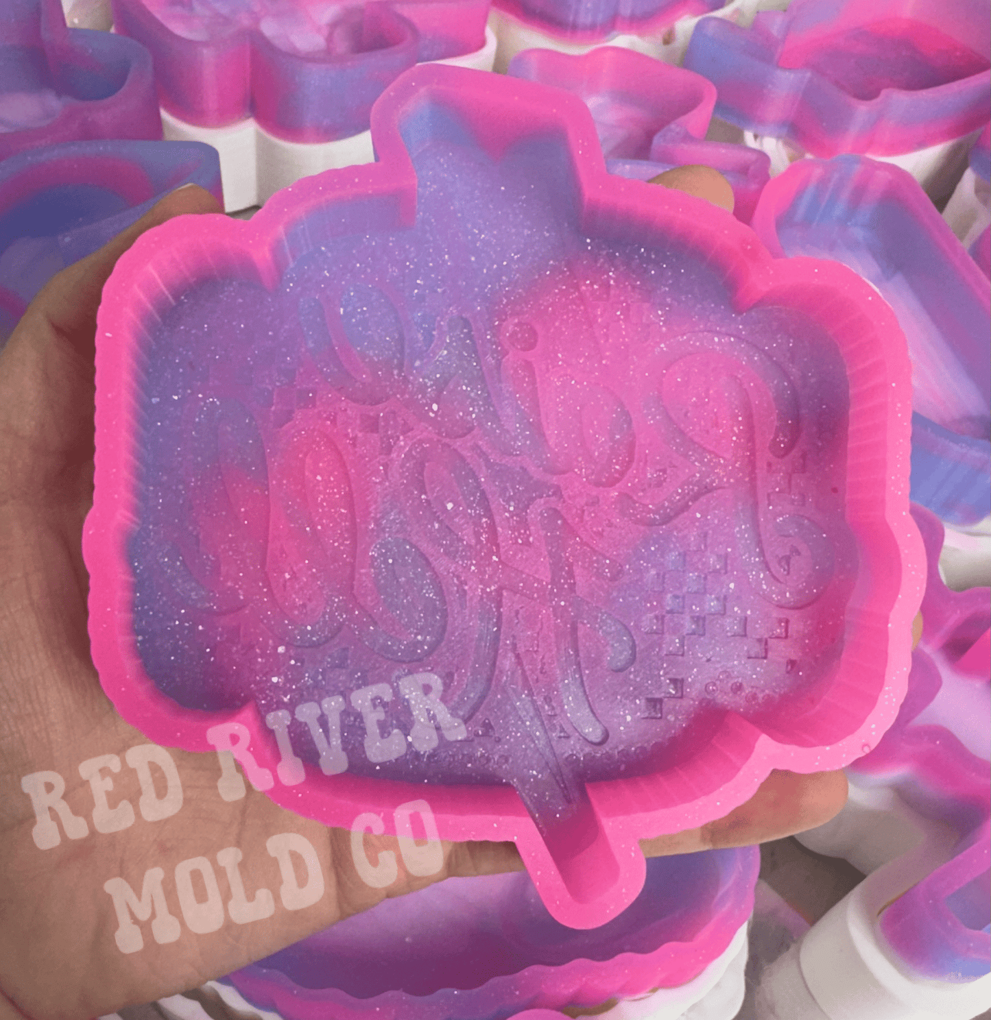 Western Raise Hell Silicone Freshie Mold - Red River Mold Co