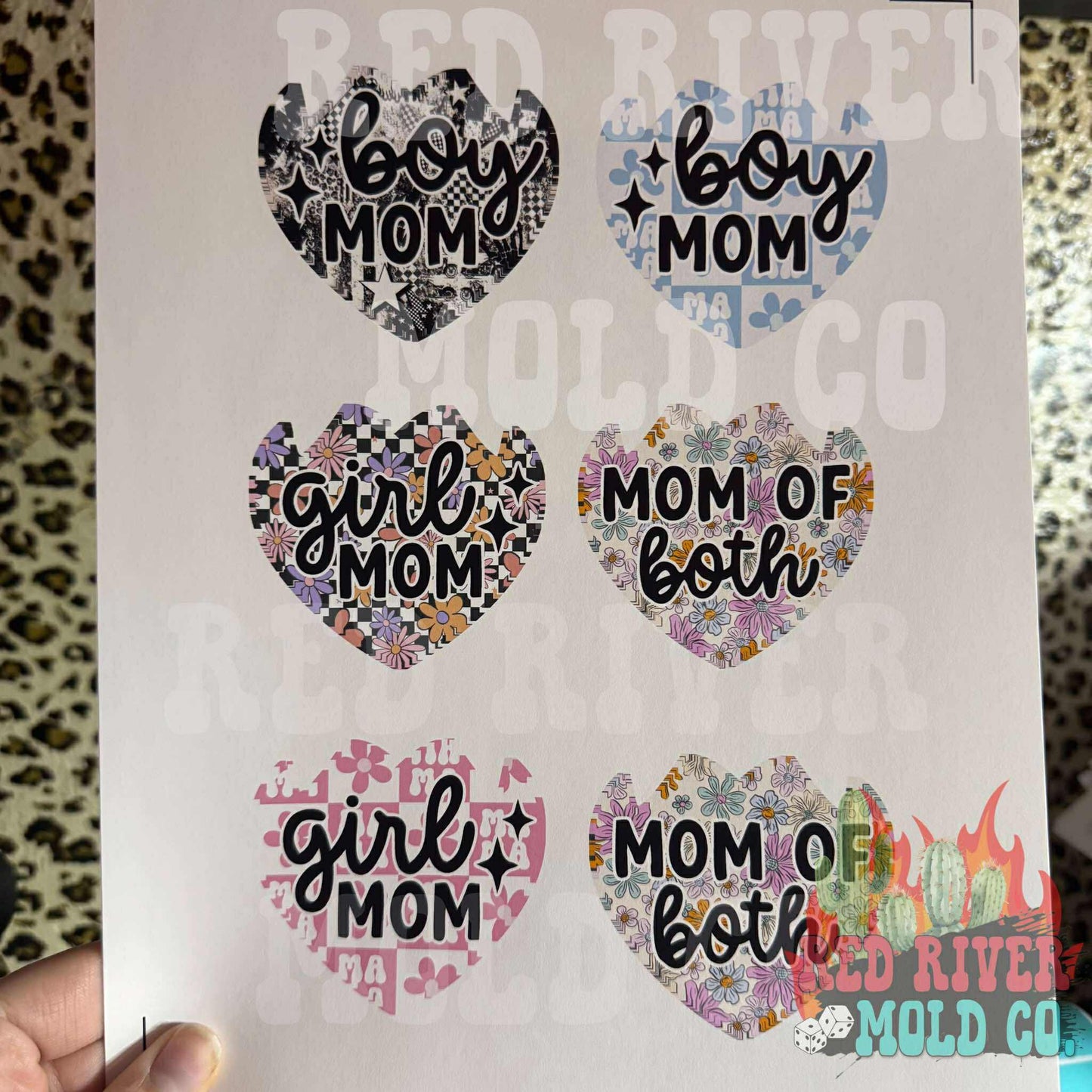 Wilde Sage Supply Co Locket (MIDDLE) cardstock grab bag - Red River Mold Co