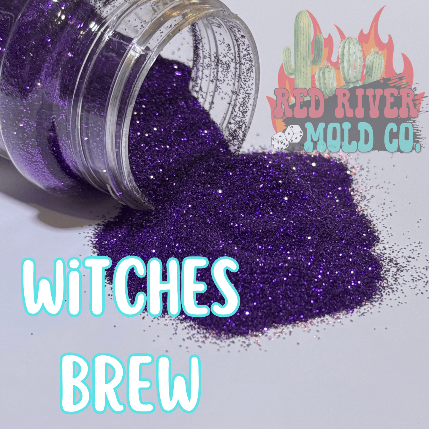 Witches Brew Premium Fine Glitter (1/128) Metallic - Red River Mold Co