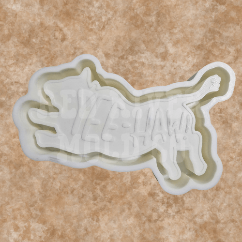 Yeehaw Bull Silicone Freshie Mold - Red River Mold Co