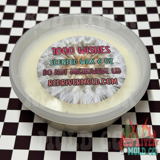 1000 wishes Pre-Scented Wax 6oz - Red River Mold Co