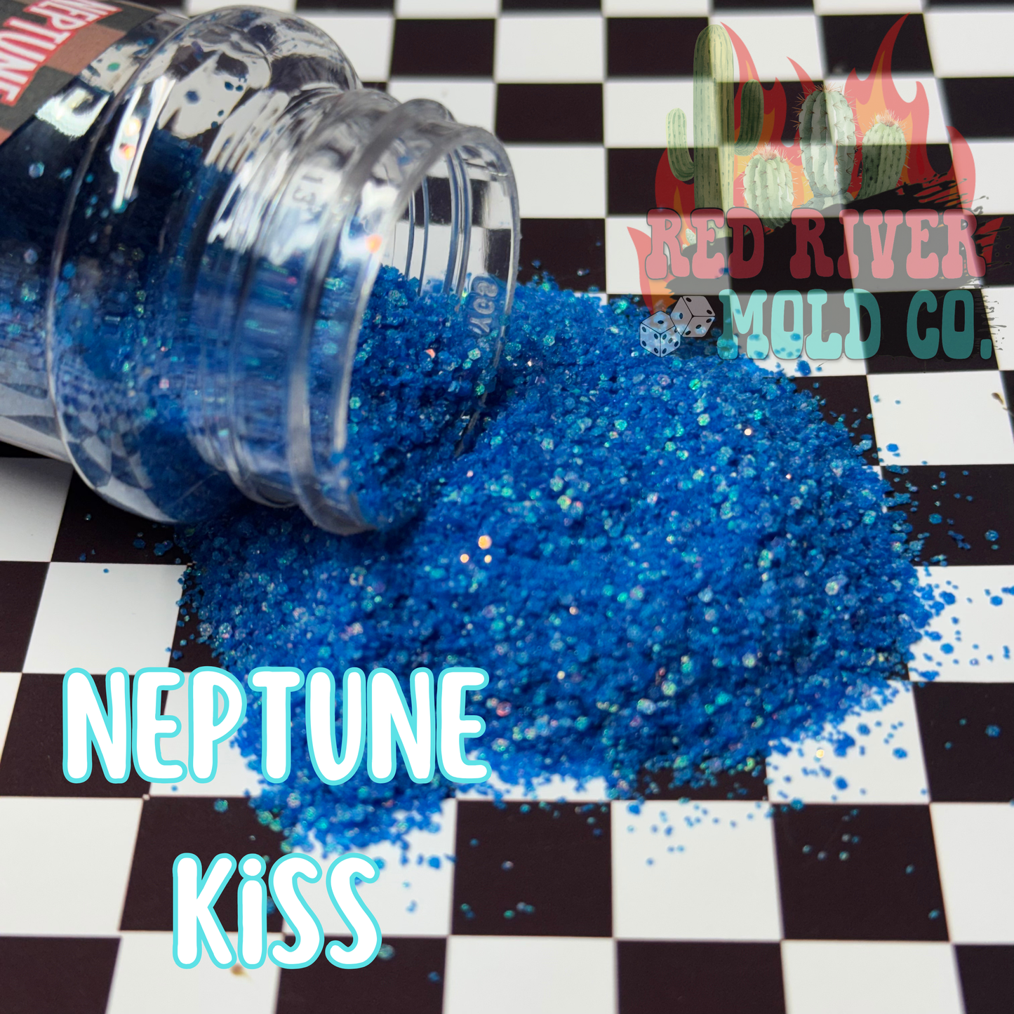 Neptune Kiss Premium Mini Chunky Glitter (Matte Hologrpahic)