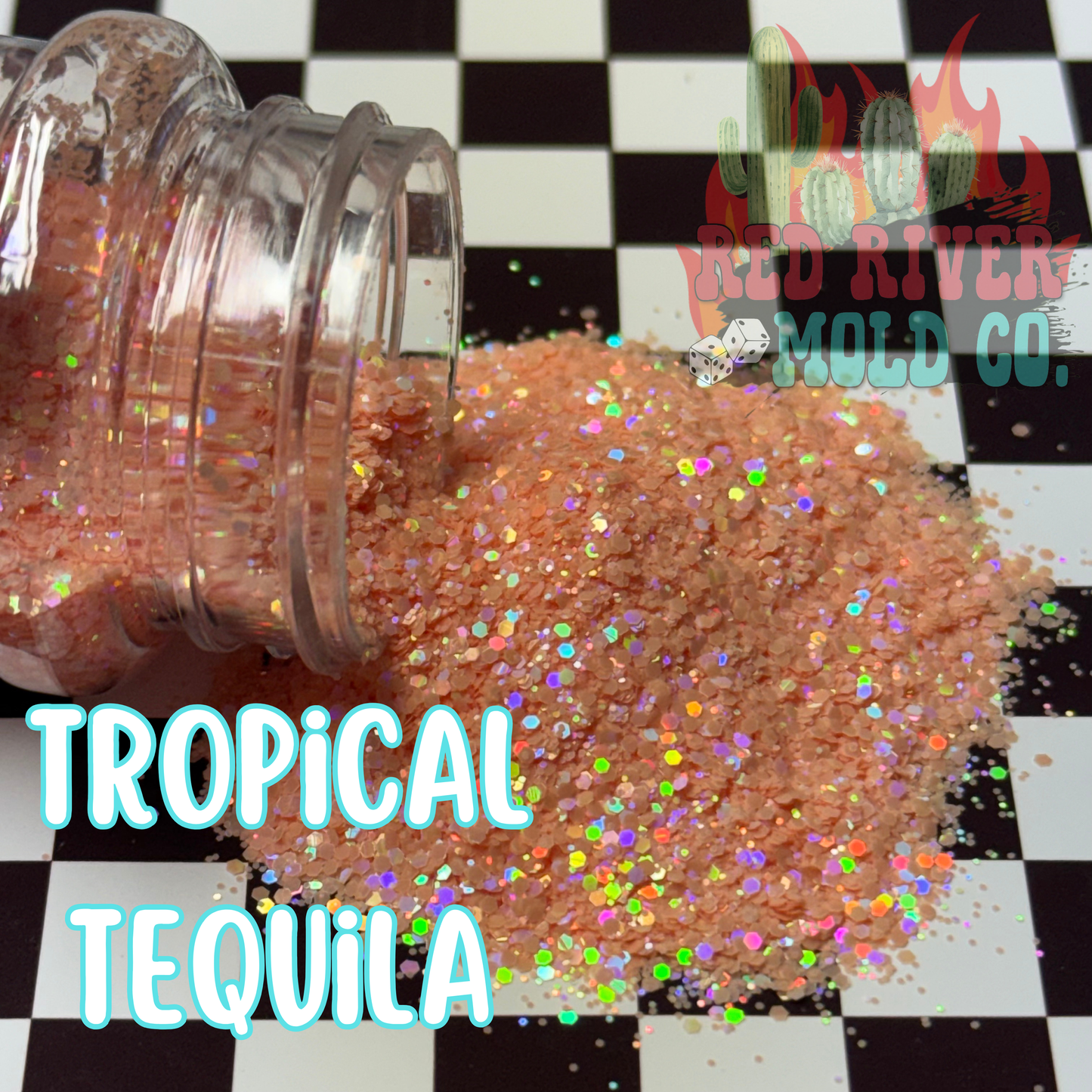 Tropical Tequila Premium Mini Chunky Glitter (holographic)