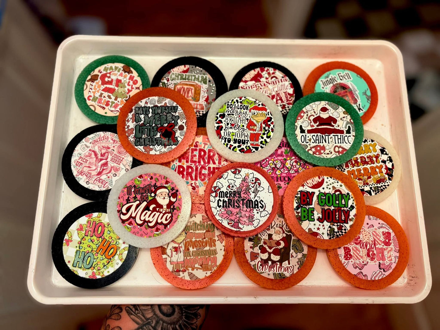 3 in Round Silicone Freshie Mold - Red River Mold Co