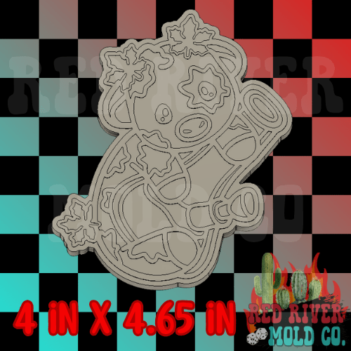 420 cow Silicone Freshie Mold (2) - Red River Mold Co
