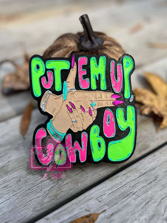 Put Em Up Cowboy Silicone Freshie Mold