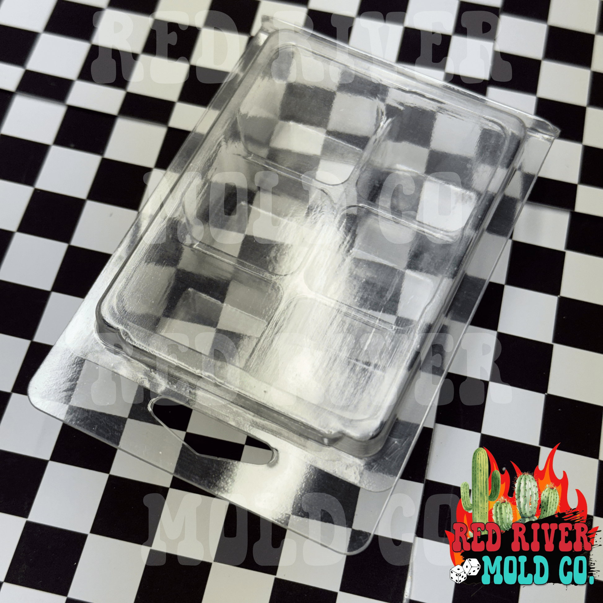 6 cavity wax clamshell - Red River Mold Co