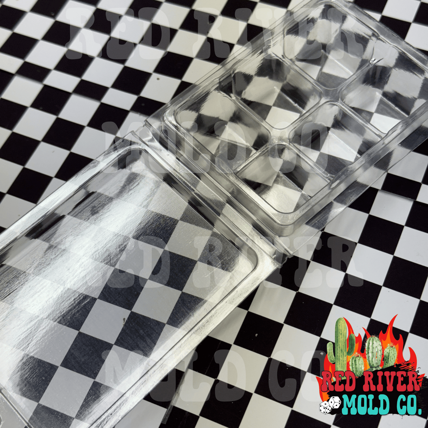 6 cavity wax clamshell - Red River Mold Co