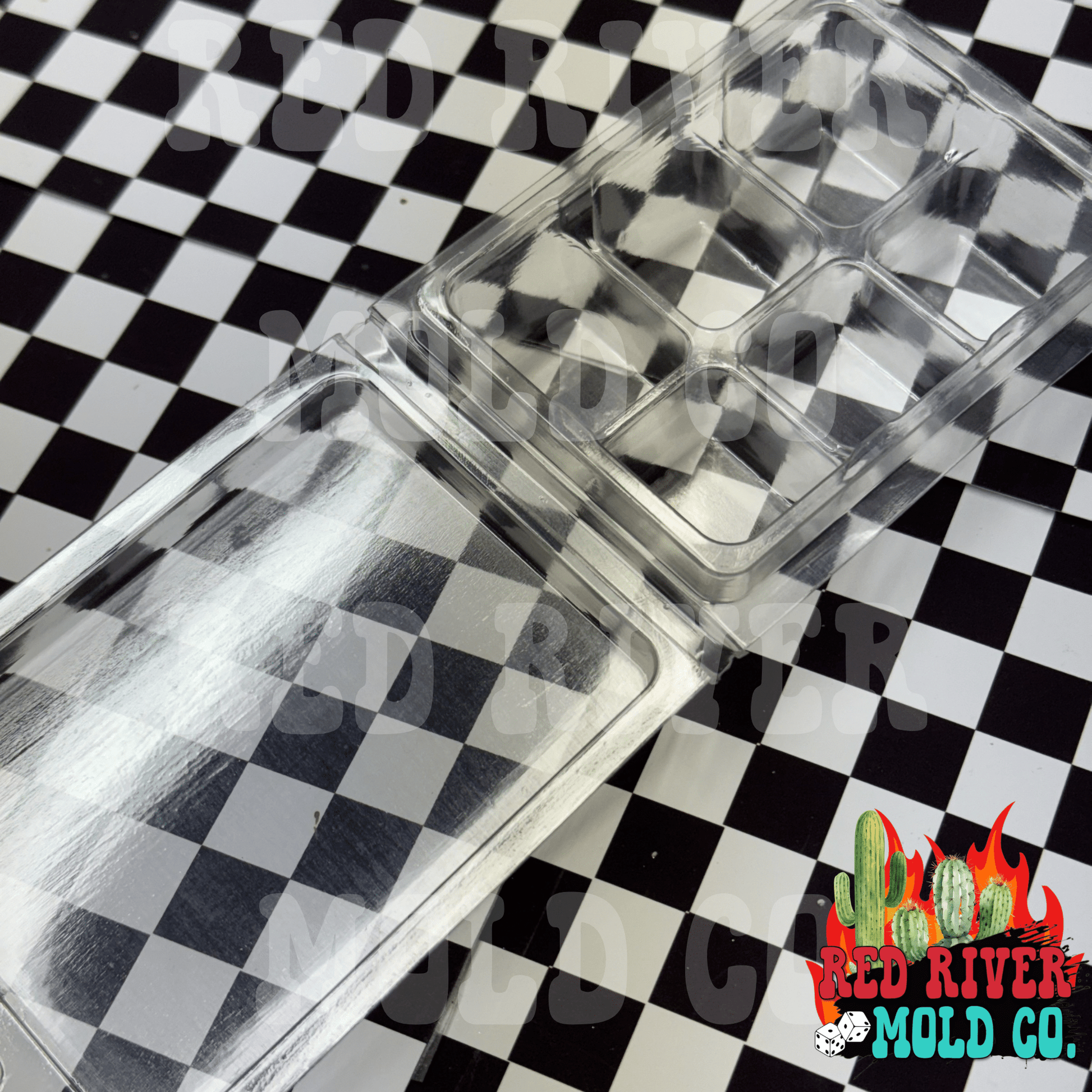 6 cavity wax clamshell - Red River Mold Co