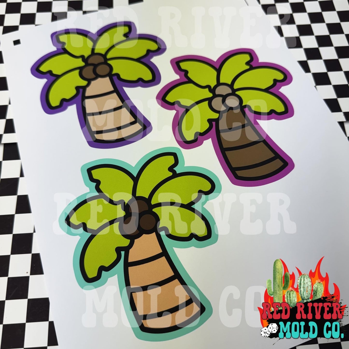 RRMC palm tree cardstock grab bag (9 ct)