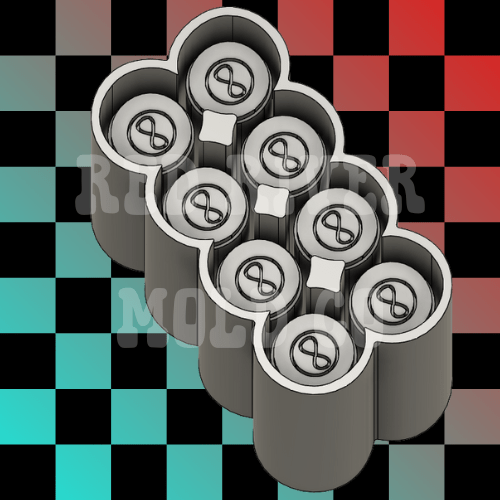 8 Ball Silicone Freshie Vent/ wax melt Mold - Red River Mold Co