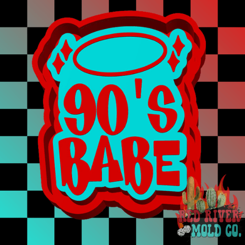 90's Babe Silicone Freshie Mold (AGS Mold) - Red River Mold Co