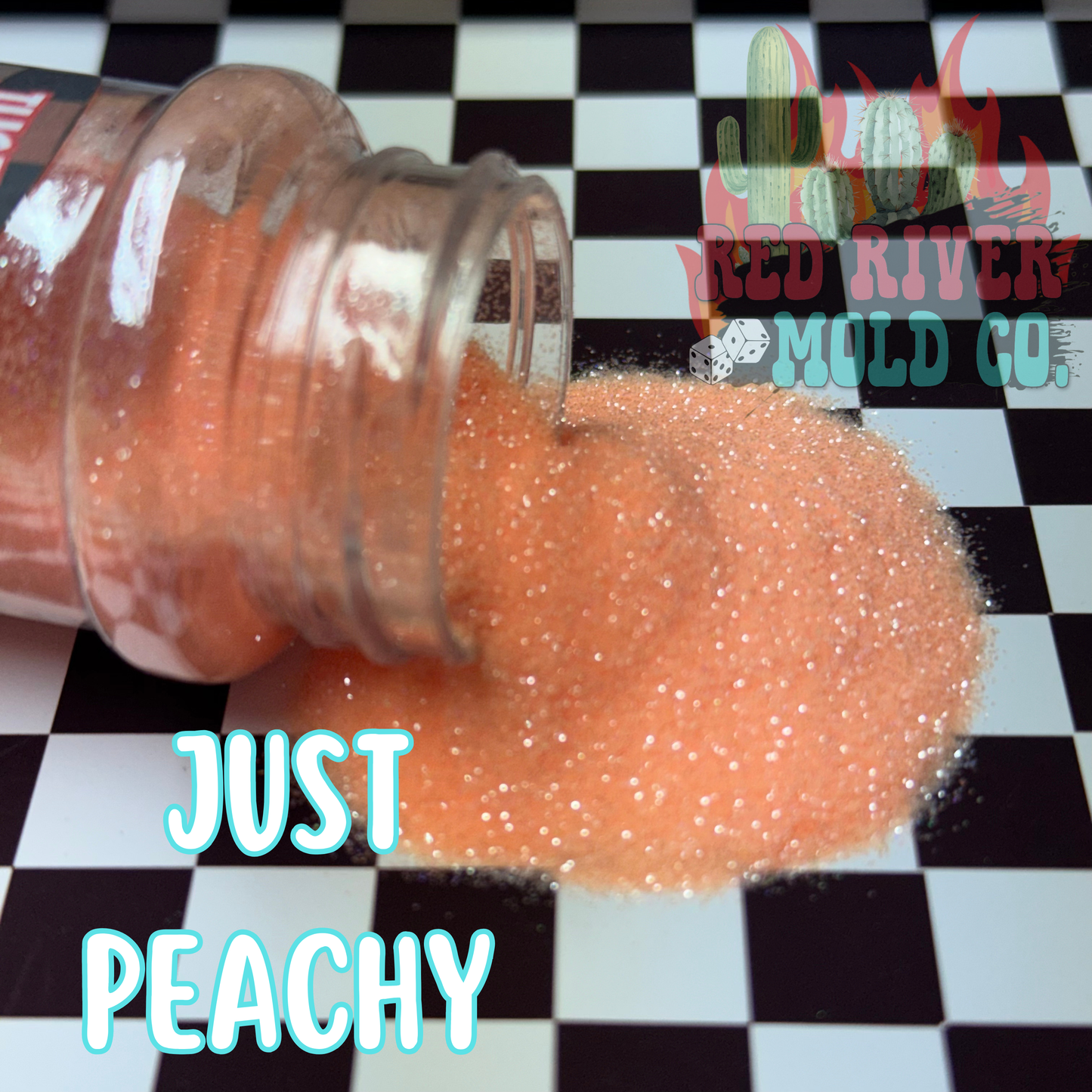 Just Peachy Premium Fine Glitter (1/128) Iridescent