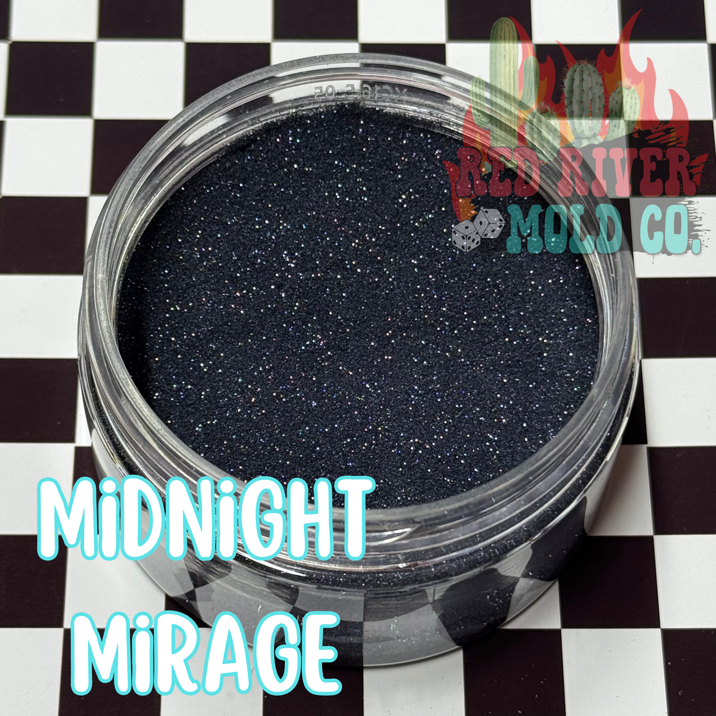 Midnight Mirage Premium Ultra Fine Glitter Dust (1/500) Metallic