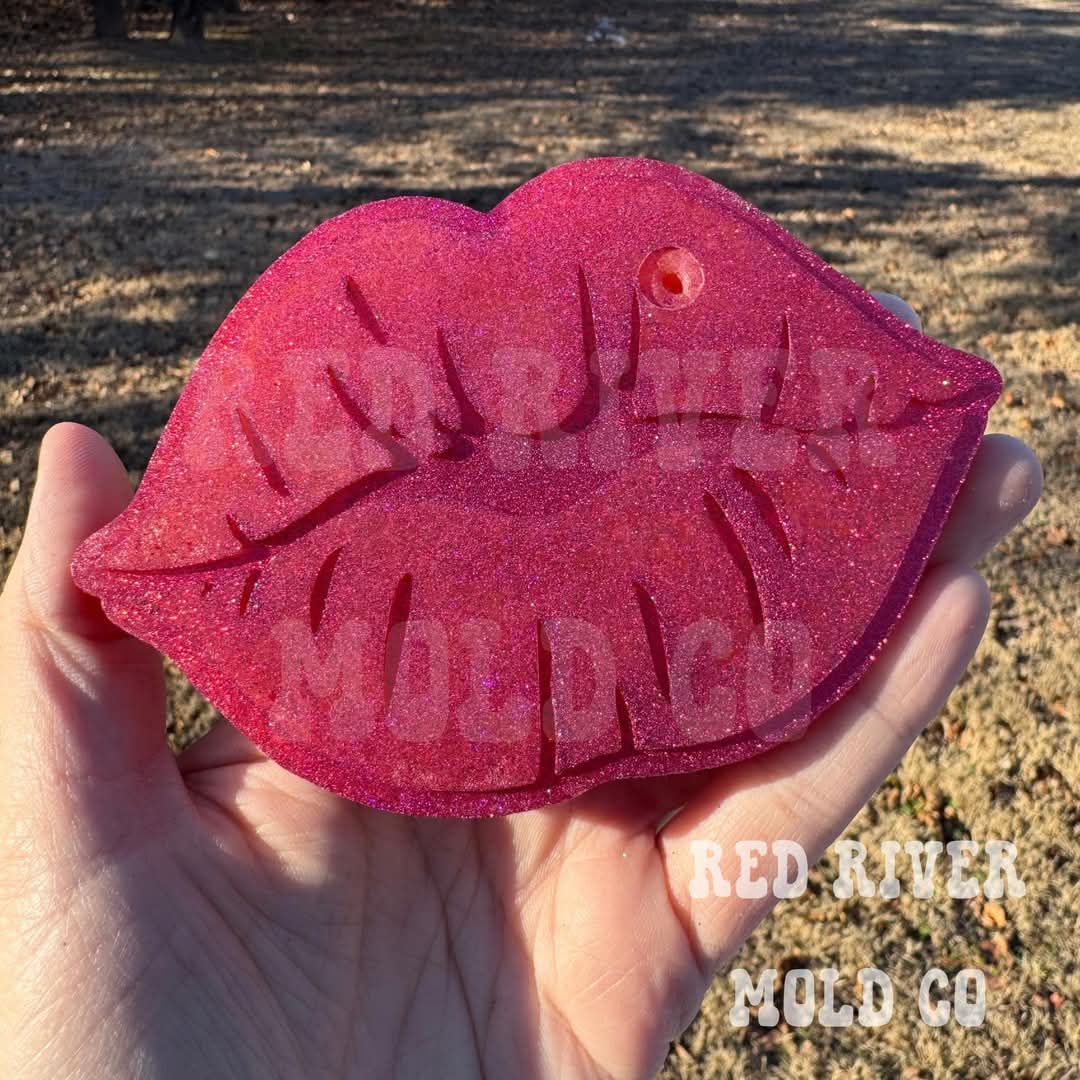 Valentine Lips Silicone Freshie Mold