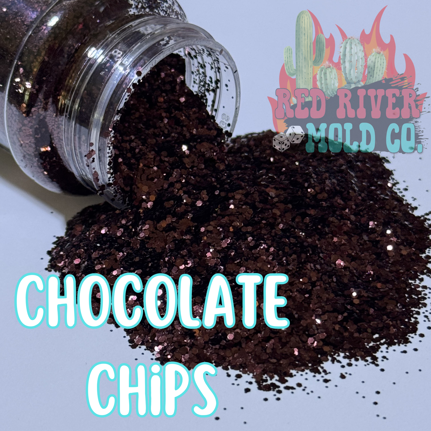 Chocolate Chips Premium Mini Chunky Glitter (Metallic)