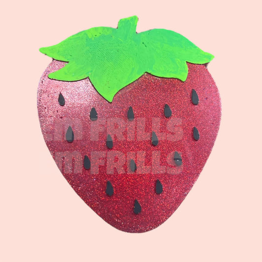 Regular Strawberry Silicone Freshie Mold
