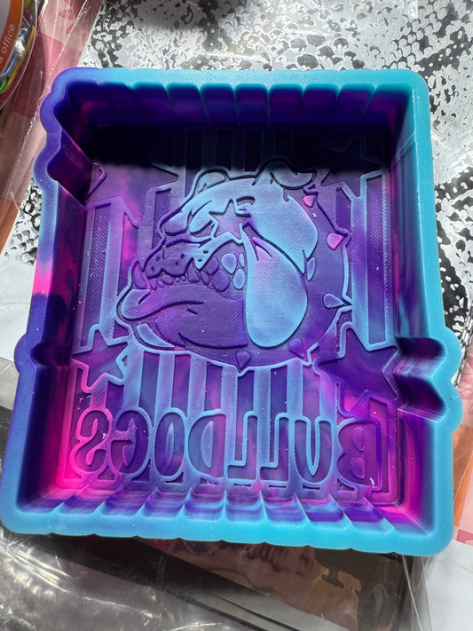 Striped bulldogs B-Grade Silicone Freshie Mold