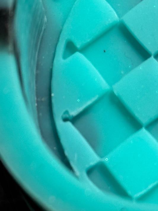 Checkered tongue B-Grade Silicone Freshie Mold