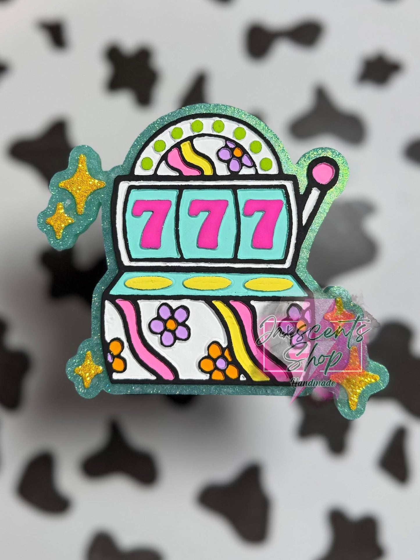 Groovy Slot Machine Silicone Freshie Mold