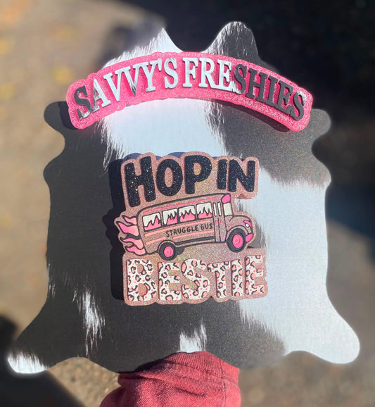 Hop In Besties Bus Silicone Freshie Mold