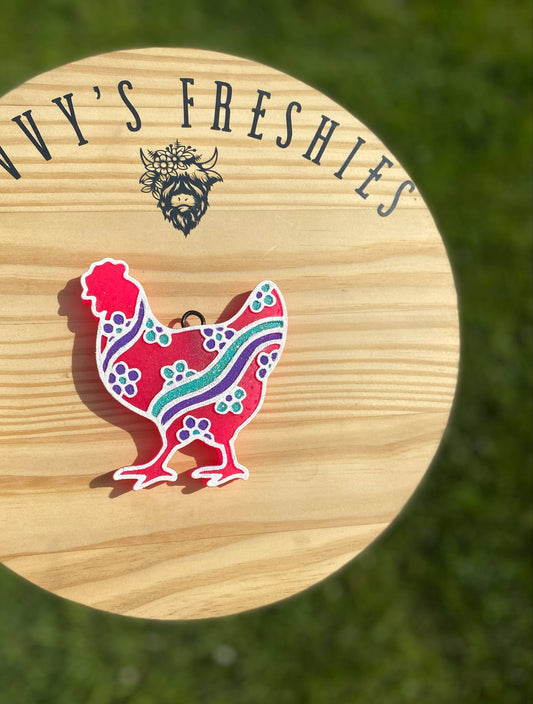 Groovy Show Chicken Silicone Freshie Mold