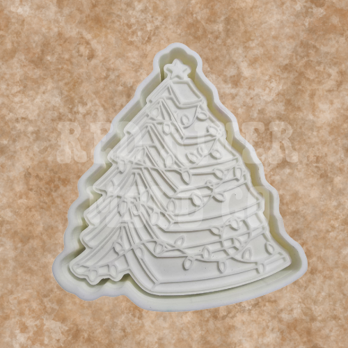 Bookish Christmas Tree Silicone Freshie Mold