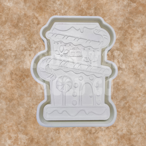 Gingerbread House Silicone Freshie Mold