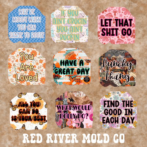 Red River Mold Co Post It Note cardstock grab bag