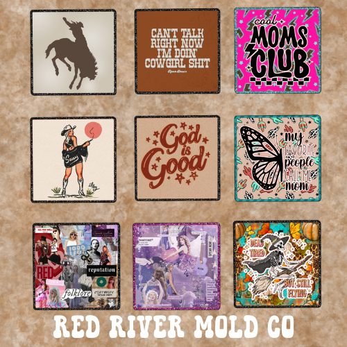 Red River Mold Co Square cardstock grab bag