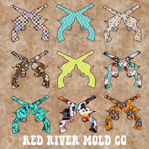 Red River Mold Co Double Revolver cardstock grab bag