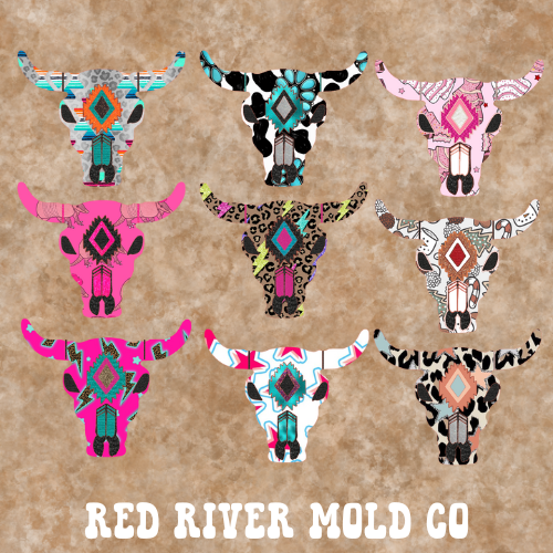 Red River Mold Co Plain Bull cardstock grab bag