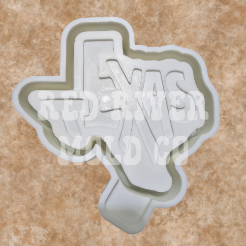 Texas Inside State Silicone Freshie Mold