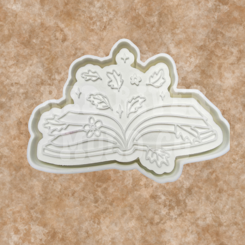 Fall Book with Leaves Silicone Freshie Mold