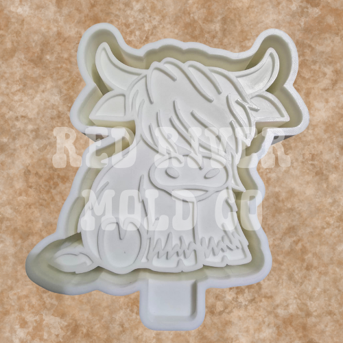 Highland Cow Silicone Freshie Mold